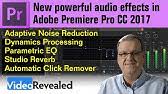 It only takes mere seconds. How To Remove Background Noise In Adobe Premiere Cc Youtube