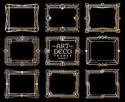 Black And Gold Art Deco Border Art Deco Frames Gold Gatsby Deco Frame Border Golden Romantic Invitation Line Pattern 1920s Retro Luxury Art De In 2020 Art Deco Borders Art Deco Pattern Luxury Art