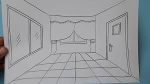 كيفية رسم غرفة بتقنية المنظور How Draw A Perspective Picture Youtube