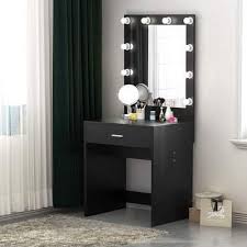 House Of Hampton Perley Vanity With Mirror Wayfair Vanity Table Set Bedroom Vanity Vanity Set