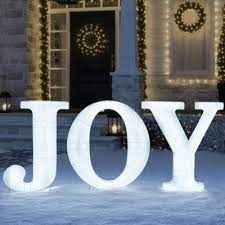 The scene is cut onto the o of joy with the details engraved and painted black. Member S Mark Led Joy Sign White Sam S Club