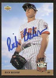 Rich Becker signed autographed Upper Deck Trading Card
