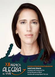 Un inmenso honor es ser elegida para los premios Alegría de Vivir…  Agradezco de todo corazón el jurado y muy especialmente a Doña Lucrecia,  gran artista y mujer ejemplar que encarna la