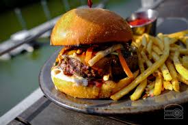 Burger W Korean Bbq Sauce Japanese Aioli Slaw Peanuts Swiss Pickled Onion Table 9 Morgantown Wv Korean Bbq Sauce Burger Pickled Onions