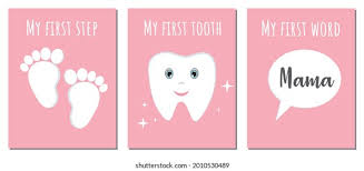 First Tooth Card Images Stock Photos Vectors Shutterstock