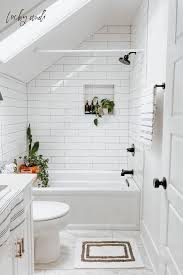 Glass walls for attic bathroom. Sloped Wall Bathroom Refresh Small Attic Bathroom Sloped Ceiling Bathroom Add A Bathroom