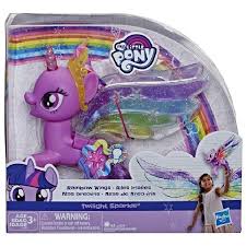 Boneca Ponei Menina Unicornio Twilight Sparkle Lilas My Little Pony Asas Luz Acessorios Hasbro Bonecas Magazine Luiza