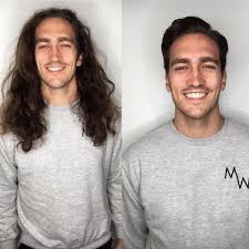 Mind Blowing Hair Transformation Before After Photos Gallery Long To Short Hair Hair Transformation Mens Hairstyles Short