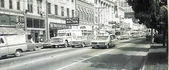 Caruth Funeral Home Ambulance Racing Down Central Avenue Hot Springs Arkansas 1967 Ambulance Funeral Home Hot Springs