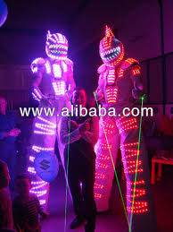 Stilt Walker Led Robot Suits Led Dance Costume Led Suit 300 400 Robot Costumes Robot Suit Led Clothing
