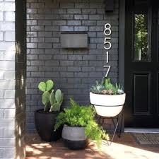Cv Embellir Exterieur Plantes Painted Brick House Brick Exterior House Painted Brick Exteriors