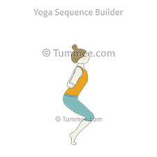 Chair Pose Variation Hands On Shins Five Pointed Star Pose Flow Yoga Utkatasana Variation Hands On Shins Utthita Tadasana Vinyasa Yoga Sequences Benefits Vinyasa Yoga Sequence Yoga Sequences Chair Pose