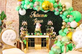 Kara S Party Ideas Glamorous Gold Safari Baby Shower Kara S Party Ideas