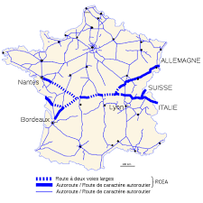 Autoroute la plus dangereuse de france. Route Centre Europe Atlantique