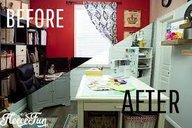 Tips on creating a craft room in your home: Craft Room Ideas Makeover Final Reveal And It S Amazing Fleece Fun