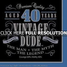 Click here for more funny 40th birthday signs. 40th Birthday Quotes For Men Quotesgram
