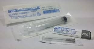 6 Large Syringes With Needles For Hcg Mixing