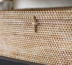 For over 70 years, pottery barn has represented exceptional quality and unparalleled value. Tava Handcrafted Rattan Bathroom Accessories Pottery Barn