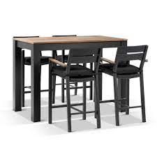 The best selection of dining tables, cafe tables, bar tables, outdoor tables and coffee tables for your venue. Balmoral 1 5m Aluminium Bar Table With 4 Capri Bar Stools United House Furniture