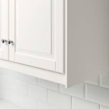 The height you install the rail depends on your trim. Forbattra Rounded Deco Strip Off White Ikea