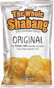 Ever wondered how about the air to chip ratio of your favorite brands? Amazon Com The Whole Shabang Potato Chips 1 6 Oz Bag