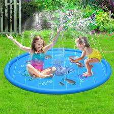 These big, bright, and beautiful inflatables are just what your. 170cm Backyard Water Spray Kids Wading Pool Inflatable Kids Pool With Splash Sprinkler For Summer Fun China Water Spray Pad And Kid Pool Price Made In China Com