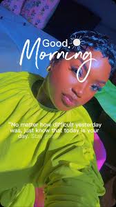 Good morning to all the beautiful women