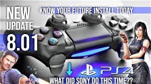 New Playstation 4 Update 8 01 Firmware Ps4 System Software Gaming News 2020 Youtube