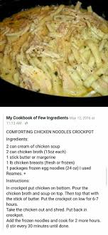 9 10 19 Not So Good Noodles Were Off Crockpot Chicken And Noodles Chicken Crockpot Recipes Recipes