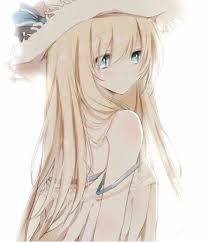 Fille Blonde Au Yeux Bleu Filles D Anime Fille Blonde Anime Art Anime Fille