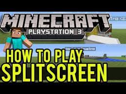 Minecraft Ps3 Split Screen Tutorial Youtube