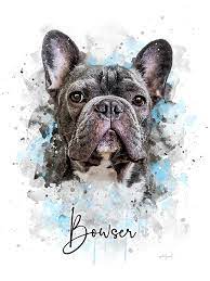 Turn Your Pet Photo In Artistic Watercolor Portrait Zero Shipping Charges Digital Delivery T Watercolor Pet Portraits Cat Portrait Painting Pet Portraits