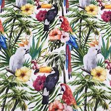 Tropikal Dijital Baski Kumas Isimli Urunumuzu Sitemizden Satin Alabilirsiniz En 140 Cm Metresi 30 Fon Perde Canta Minder Kirlent Koltuk Tropikal Baski Kumas