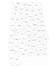 The constitution of alabama requires that any new county in alabama cover at least 600 square miles (1,600 km 2) in area, effectively limiting the creation of new counties in the state. Alabama County Map With County Names Free Download
