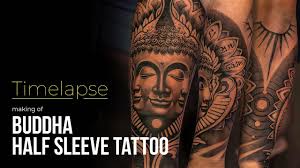 See more ideas about buddha tattoos, tattoos, buddha tattoo. Tattoo Timelapse Making Of Half Sleeve Buddha Tattoo Youtube