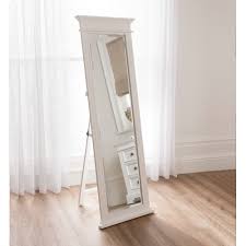 Roma leaner mirror 177x91cm soft grey. Full Length Mirror White Novocom Top
