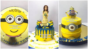 How to make a minion cake the minions are small, bright yellow henchmen shaped like a pill capsule from the movie despicable me. Minion Birthday Cakes Delhi Minion Designer Cakes Ideas