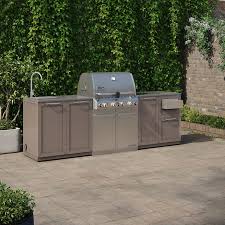 Barbecue grill grilling weber grills stainless steel hood grill area built in grill outdoor kitchen design heating systems new builds. Shop Weber Summit 4 Burner Built In Grill With 2 Piece Outsider Barbecues Kitchen At Lowes Com
