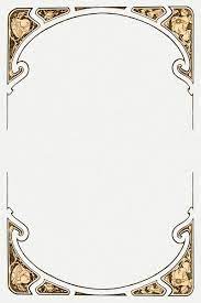 Download Premium Illustration Of Psd Art Nouveau Frame Remixed From The Art Nouveau Frame Design Alfons Maria Mucha