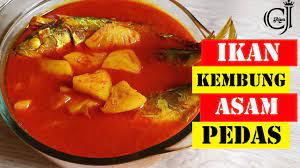 Resep ikan asam pedas kuliner khas pontianak. Ikan Kembung Asam Pedas Dengan Nanas Simpel Dan Enak Ala Cj Mom Youtube