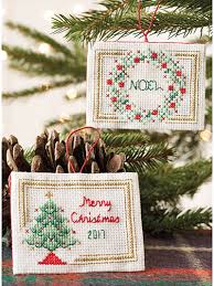 Patterns for cross stitching and making your very own christmas ornaments. Cross Stitch Christmas Sparkle Ornaments Cross Stitch Patterns Ex00392