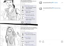 Supaya mendapatkan kesan kartun ini juga menuangkan efek lebih unik sebab desain kekinian serta nggak membuat bosan orang melihatnya. Saya Tahu Tutup Aurat Wajib Sebab Hari Hari Kena Sekolah