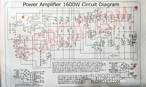 Electronics service manual exchange : 1600w High Power Amplifier Circuit Complete Pcb Layout Electronic Circuit