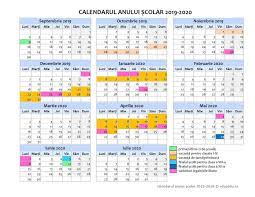 Roma, barcelona, istanbul si londra. Cand Incepe Scoala Calendarul Anului Scolar 2019 2020 In Format Printabil Edupedu Ro