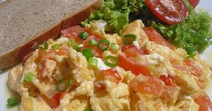 Ruhrei Mit Tomate Und Schafskase Von Plumbum Chefkoch Ruhrei Mit Tomaten Ruhrei Rezepte