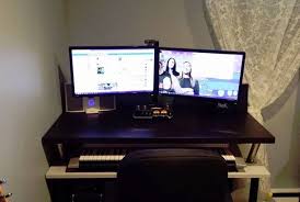 That will be showed on the ikea's vika amon unfinished pine desk. Audio Production Workstation With Pull Out Midi Keyboard Ikea Hackers Workstation Midi Keyboard Diy Bed Frame