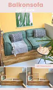 Balkon möbel selber bauenfür das sofa braucht ihr:2 paletten1 holzbrett als lehneschraubenholzschutz grundwetterschutz farbeschleifpapierschleifmaschinesitzk. Balkon Lounge Selber Bauen