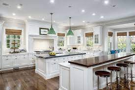 Mix up a traditional kitchen design by installing dual islands. 31 Custom Luxury Kitchen Designs Some 100k Plus White Kitchen Interior Design Kitchen Interior Design Decor Kitchen Layout