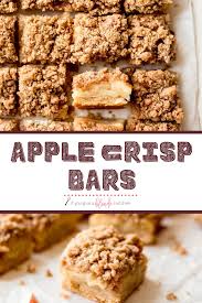 Apple Crisp Bars Recipe Recipe In 2020 Apple Crisp Bars Recipe Apple Recipes Best Apple Desserts