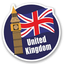 2 x United Kingdom Vinyl Sticker #4496 | Print vinyl stickers ...